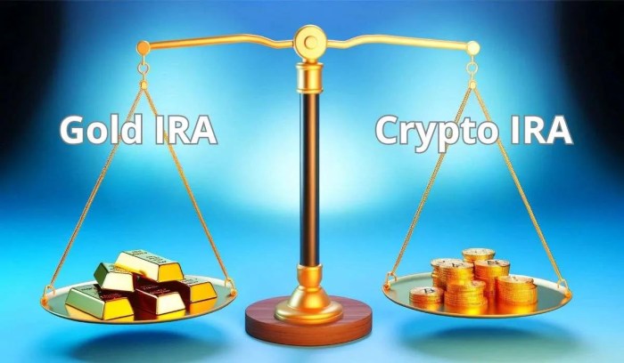 Comparing Gold IRAs to Cryptocurrency IRAs | IRA Physical Gold